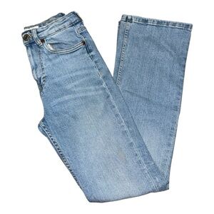 Women’s Zara Light Wash High Rise Flare Jeans - 0